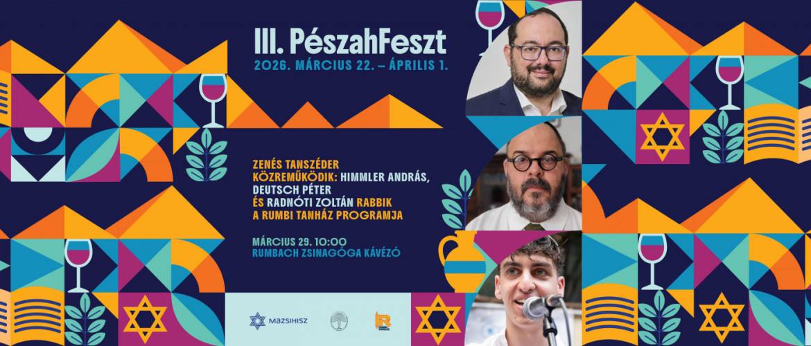 Zenés tánszéder Deutsch Péter és Radnóti Zoltán rabbikkal, valamint Himmler Andrással